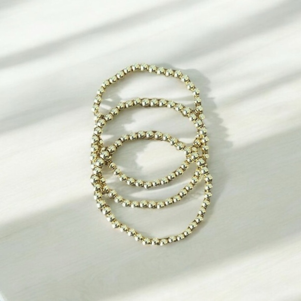 18k Gold Filled Beaded Bracelet (1)